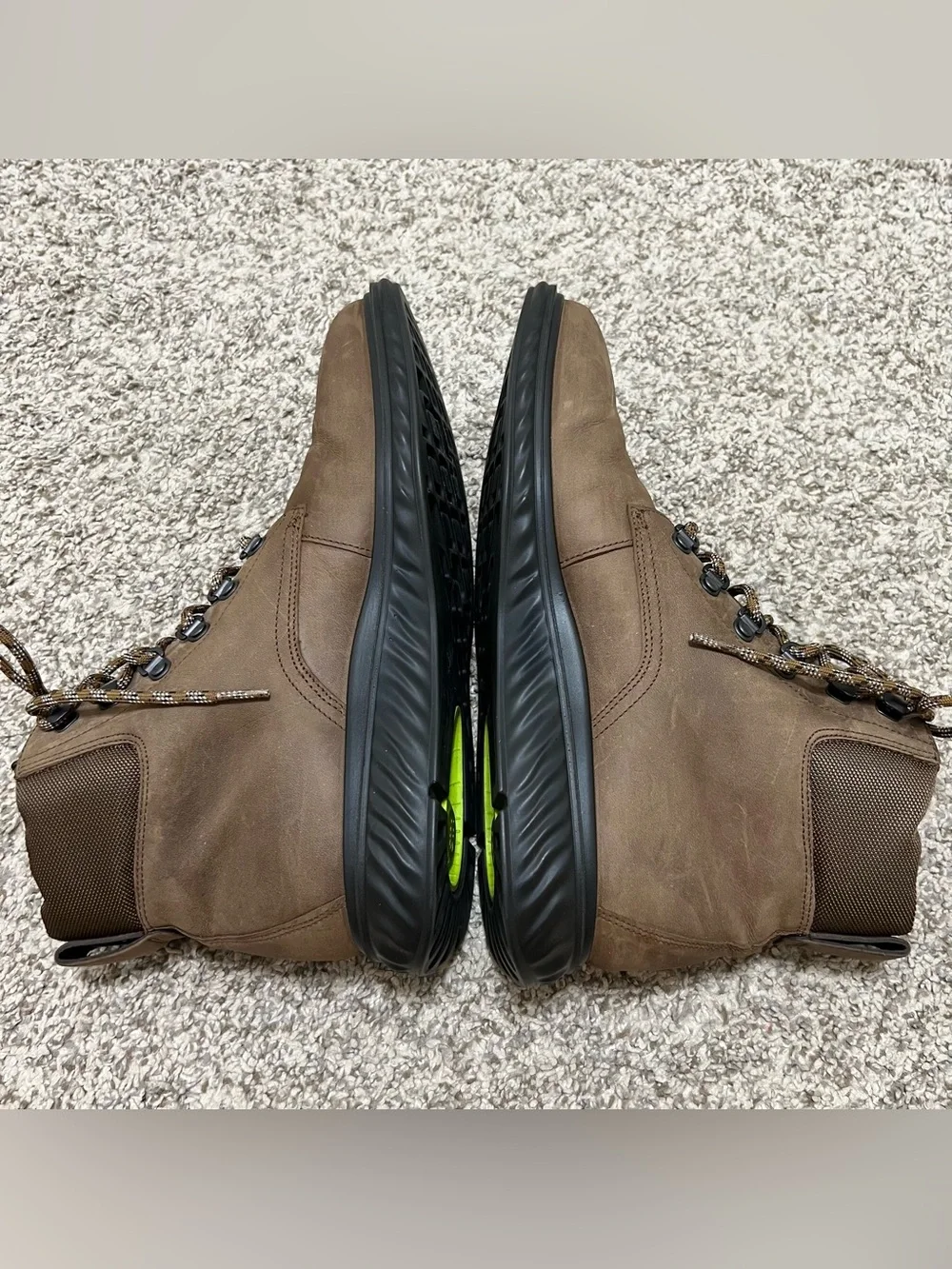 ECCO ST.1 Hybrid Lite Nubuck Leather Boot Goretex in Cocoa Brown Size EU 42 US 8